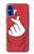 S3701 ミニハートラブサイン Mini Heart Love Sign iPhone 16 バックケース、フリップケース・カバー