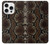 S0553 蛇の皮膚 グラフィックプリント Snake Skin iPhone 16 pro バックケース、フリップケース・カバー