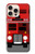 S2058 英国のダブルデッカーバスミニマリスト England British Double Decker Bus Minimalist iPhone 16 pro バックケース、フリップケース・カバー