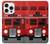 S2058 英国のダブルデッカーバスミニマリスト England British Double Decker Bus Minimalist iPhone 16 pro バックケース、フリップケース・カバー