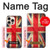 S2303 英国ヴィンテージ国旗 British UK Vintage Flag iPhone 16 pro バックケース、フリップケース・カバー