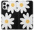 S2315 デイジー白い花 Daisy White Flowers iPhone 16 pro バックケース、フリップケース・カバー