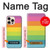 S2363 レインボー柄 Rainbow Pattern iPhone 16 pro バックケース、フリップケース・カバー