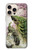 S2773 ピーコック中国の絵画 Peacock Chinese Brush Painting iPhone 16 pro バックケース、フリップケース・カバー