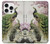 S2773 ピーコック中国の絵画 Peacock Chinese Brush Painting iPhone 16 pro バックケース、フリップケース・カバー