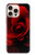 S2898 赤いバラ Red Rose iPhone 16 pro バックケース、フリップケース・カバー