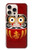 S3023 ダルマ Japan Good Luck Daruma Doll iPhone 16 pro バックケース、フリップケース・カバー
