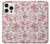 S3095 ヴィンテージ・バラ Vintage Rose Pattern iPhone 16 pro バックケース、フリップケース・カバー