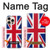 S3103 イギリスの国旗 Flag of The United Kingdom iPhone 16 pro バックケース、フリップケース・カバー