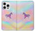 S3203 レインボーユニコーン Rainbow Unicorn iPhone 16 pro バックケース、フリップケース・カバー