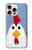 S3254 鶏の漫画 Chicken Cartoon iPhone 16 pro バックケース、フリップケース・カバー