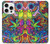 S3255 カラフルパターン Colorful Art Pattern iPhone 16 pro バックケース、フリップケース・カバー