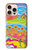 S3407 ヒッピーアート Hippie Art iPhone 16 pro バックケース、フリップケース・カバー