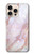 S3482 ピンクの大理石のグラフィックプリント Soft Pink Marble Graphic Print iPhone 16 pro バックケース、フリップケース・カバー