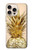 S3490 ゴールドパイナップル Gold Pineapple iPhone 16 pro バックケース、フリップケース・カバー