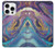 S3676 カラフルな抽象的な大理石の石 Colorful Abstract Marble Stone iPhone 16 pro バックケース、フリップケース・カバー