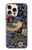 S3791 ウィリアムモリスストロベリーシーフ生地 William Morris Strawberry Thief Fabric iPhone 16 pro バックケース、フリップケース・カバー