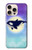 S3807 キラーホエールオルカ月パステルファンタジー Killer Whale Orca Moon Pastel Fantasy iPhone 16 pro バックケース、フリップケース・カバー