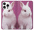 S3870 かわいい赤ちゃんバニー Cute Baby Bunny iPhone 16 pro バックケース、フリップケース・カバー