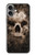 S0552 スカル Skull iPhone 16 plus バックケース、フリップケース・カバー