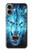 S0752 青火災狼 Blue Fire Grim Wolf iPhone 16 plus バックケース、フリップケース・カバー