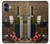 S1316 ブドウのボトルと赤ワインのグラス Grapes Bottle and Glass of Red Wine iPhone 16 plus バックケース、フリップケース・カバー