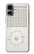 S1857 レトロなトランジスタラジオ Retro Transistor Radio iPhone 16 plus バックケース、フリップケース・カバー