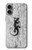 S2446 木材のヤモリ グラフィックプリント Gecko Wood Graphic Printed iPhone 16 plus バックケース、フリップケース・カバー
