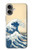 S2790 北斎 神奈川沖浪裏 Hokusai Under The Wave off Kanagawa iPhone 16 plus バックケース、フリップケース・カバー