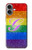 S2899 レインボーLGBTゲイプライド旗 Rainbow LGBT Gay Pride Flag iPhone 16 plus バックケース、フリップケース・カバー