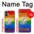S2899 レインボーLGBTゲイプライド旗 Rainbow LGBT Gay Pride Flag iPhone 16 plus バックケース、フリップケース・カバー