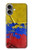 S3306 コロンビアの旗ビンテージフットボールのグラフィック Colombia Flag Vintage Football Graphic iPhone 16 plus バックケース、フリップケース・カバー