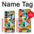 S3391 モザイクアートグラフィック Abstract Art Mosaic Tiles Graphic iPhone 16 plus バックケース、フリップケース・カバー