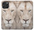 S2399 ホワイトライオンの顔 White Lion Face iPhone 16 pro max バックケース、フリップケース・カバー