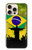 S2981 ブラジルサッカー Brazil Football Soccer Map Flag iPhone 16 pro max バックケース、フリップケース・カバー