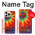 S2985 絞り染めカラー Colorful Tie Dye Texture iPhone 16 pro max バックケース、フリップケース・カバー
