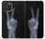 S3101 X線平和サイン手指 X-ray Peace Sign Fingers iPhone 16 pro max バックケース、フリップケース・カバー