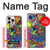 S3255 カラフルパターン Colorful Art Pattern iPhone 16 pro max バックケース、フリップケース・カバー