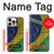 S3297 ブラジルの旗ビンテージフットボールのグラフィック Brazil Flag Vintage Football Graphic iPhone 16 pro max バックケース、フリップケース・カバー