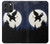 S3323 飛び象満月の夜 Flying Elephant Full Moon Night iPhone 16 pro max バックケース、フリップケース・カバー