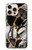 S3419 金の大理石のグラフィックプリント Gold Marble Graphic Print iPhone 16 pro max バックケース、フリップケース・カバー