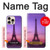 S3447 エッフェルパリの夕日 Eiffel Paris Sunset iPhone 16 pro max バックケース、フリップケース・カバー