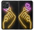 S3512 かわいいミニハート Cute Mini Heart Neon Graphic iPhone 16 pro max バックケース、フリップケース・カバー