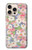 S3688 花の花のアートパターン Floral Flower Art Pattern iPhone 16 pro max バックケース、フリップケース・カバー