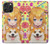 S3918 赤ちゃんコーギー犬コーギー女の子キャンディー Baby Corgi Dog Corgi Girl Candy iPhone 16 pro max バックケース、フリップケース・カバー