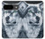 S0123 狼 ウルフ Grim White Wolf Google Pixel 9 バックケース、フリップケース・カバー