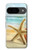 S1117 ビーチのヒトデ Starfish on the Beach Google Pixel 9 バックケース、フリップケース・カバー