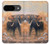 S1292 ダスティエレファントエッグレット Dusty Elephant Egrets Google Pixel 9 バックケース、フリップケース・カバー