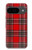 S2374 タータンレッドパターン Tartan Red Pattern Google Pixel 9 バックケース、フリップケース・カバー