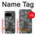 S2526 ブラックマーブルグラフィックプリント Black Marble Graphic Printed Google Pixel 9 バックケース、フリップケース・カバー